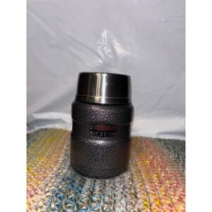 Thermos Stainless Steel Vacuum Insulated Food Jar Black Speckle 16 Oz